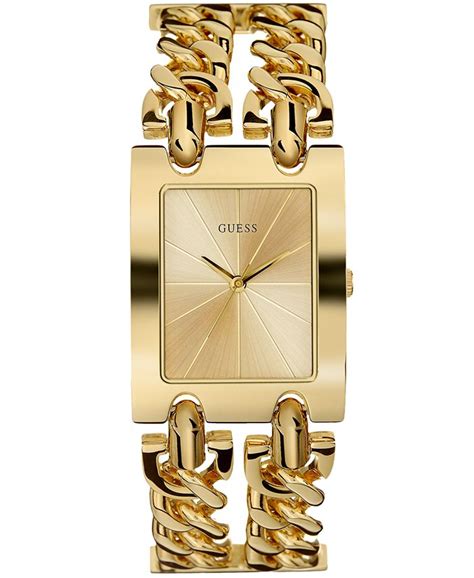 guess watches stainless steel gold